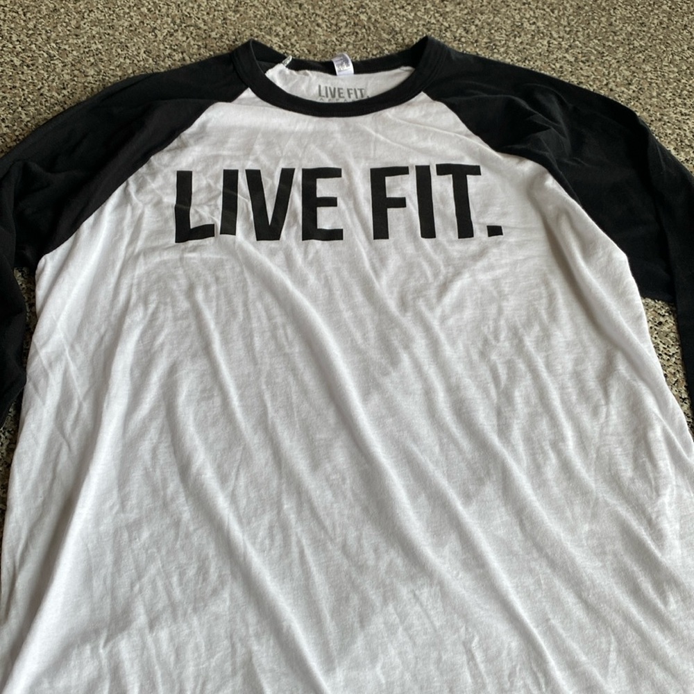 NWOT LIVE FIT baseball T